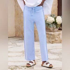 Frank & Eileen Bella Italian Sweatpants Triple Fleece in Saltwater Size S